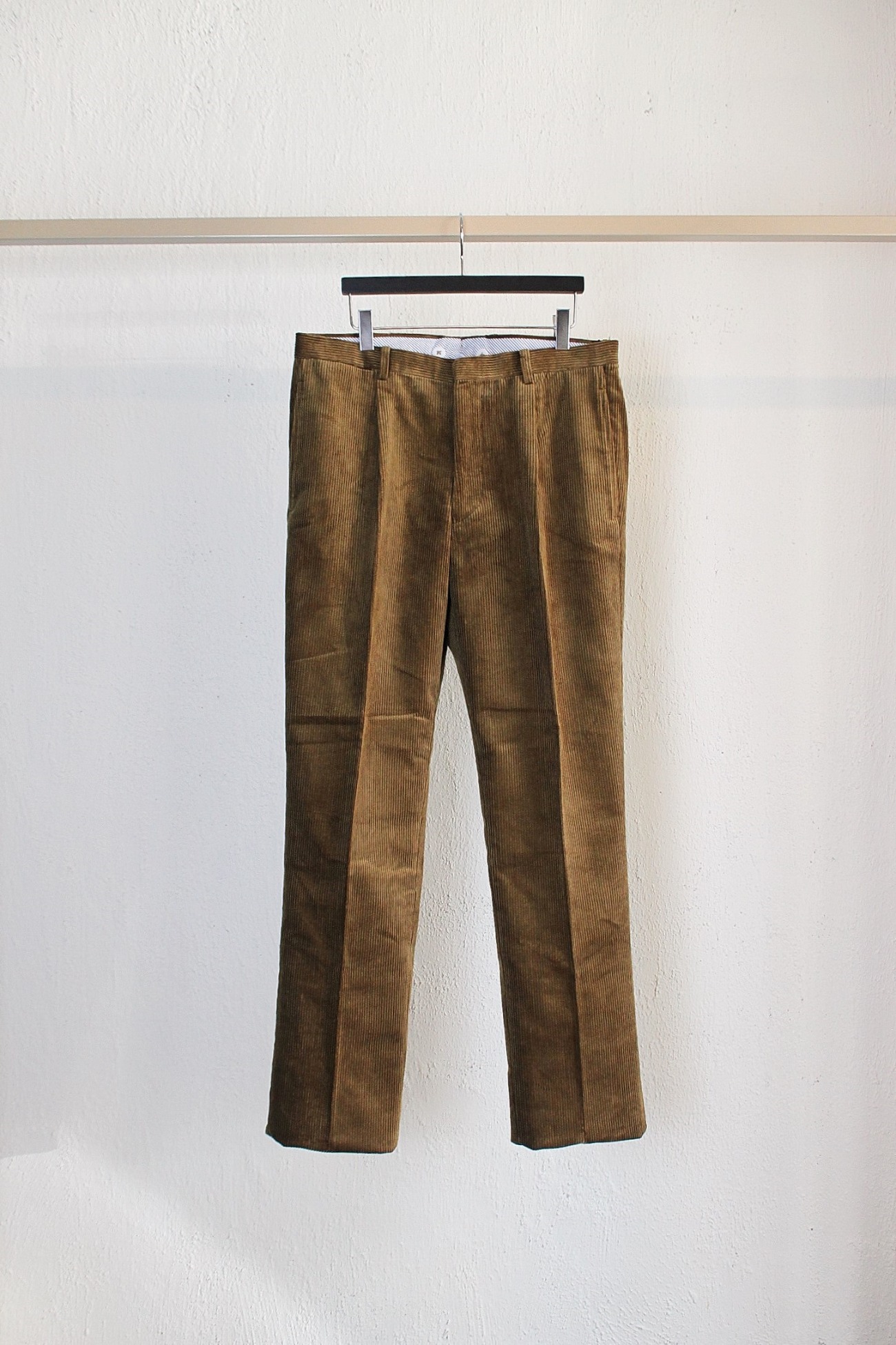 [KENNETH FIELD] Trim Trouser 1P Corduroy - Brown