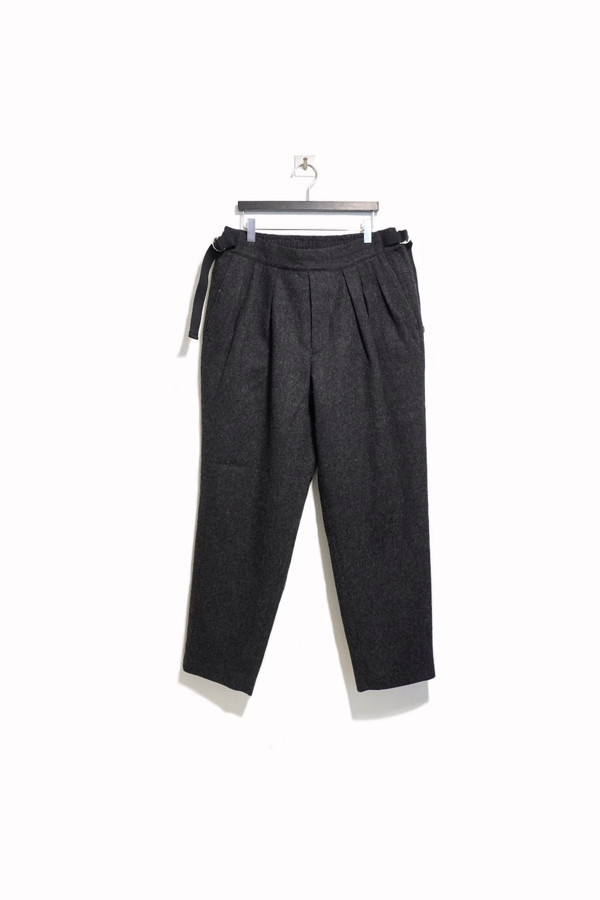 [SAYATOMO] Hakama Tweed Pants – Charcoal