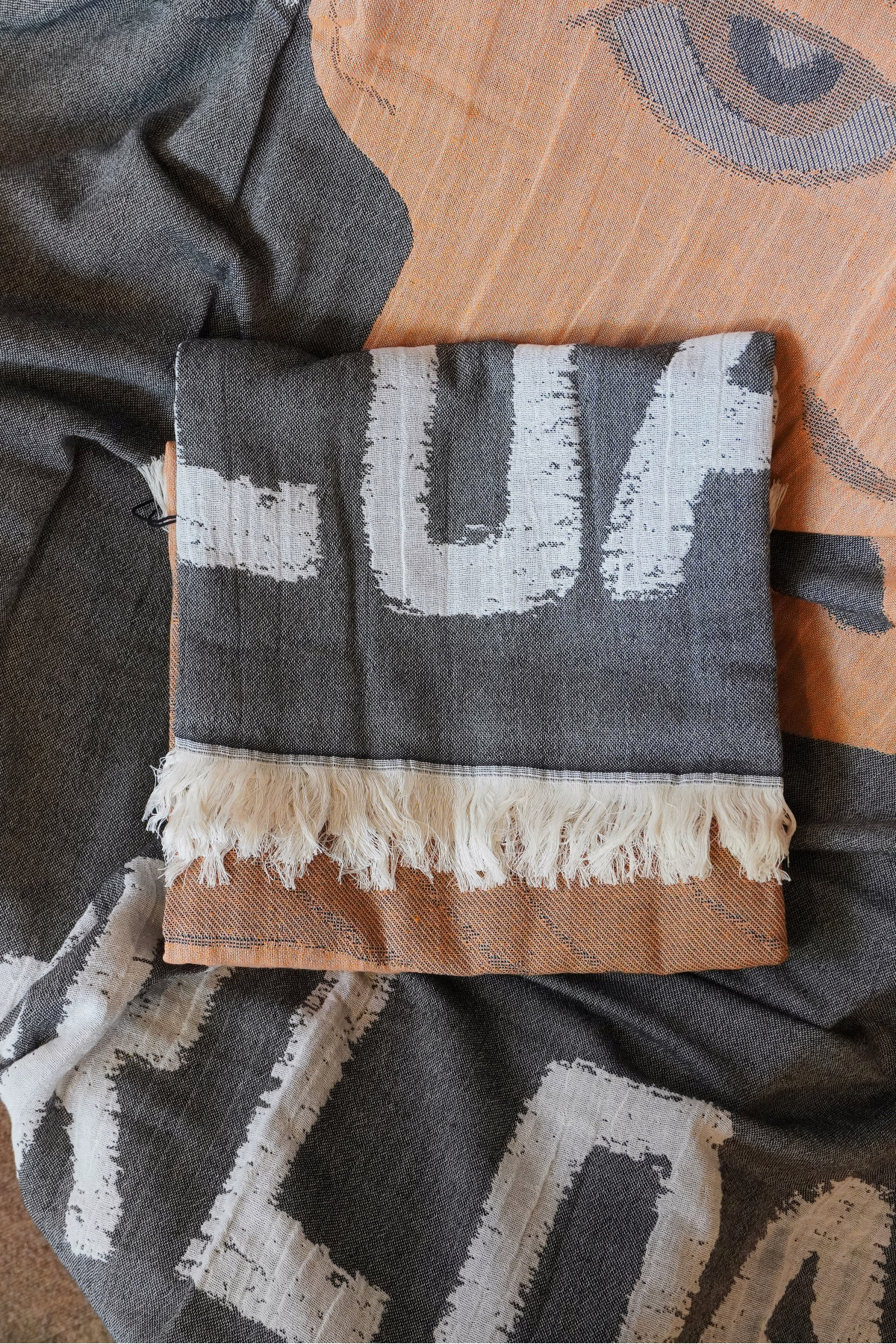 [SCHNAYDERMAN&#039;S] Blanket Jacquard Overload – Black and Multi
