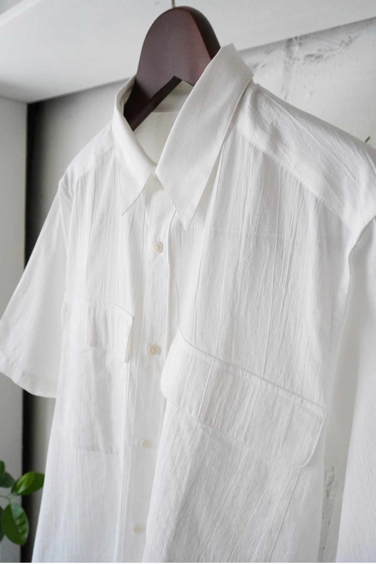 [DE BONNE FACTURE] Short Sleeve Shirt – Off White