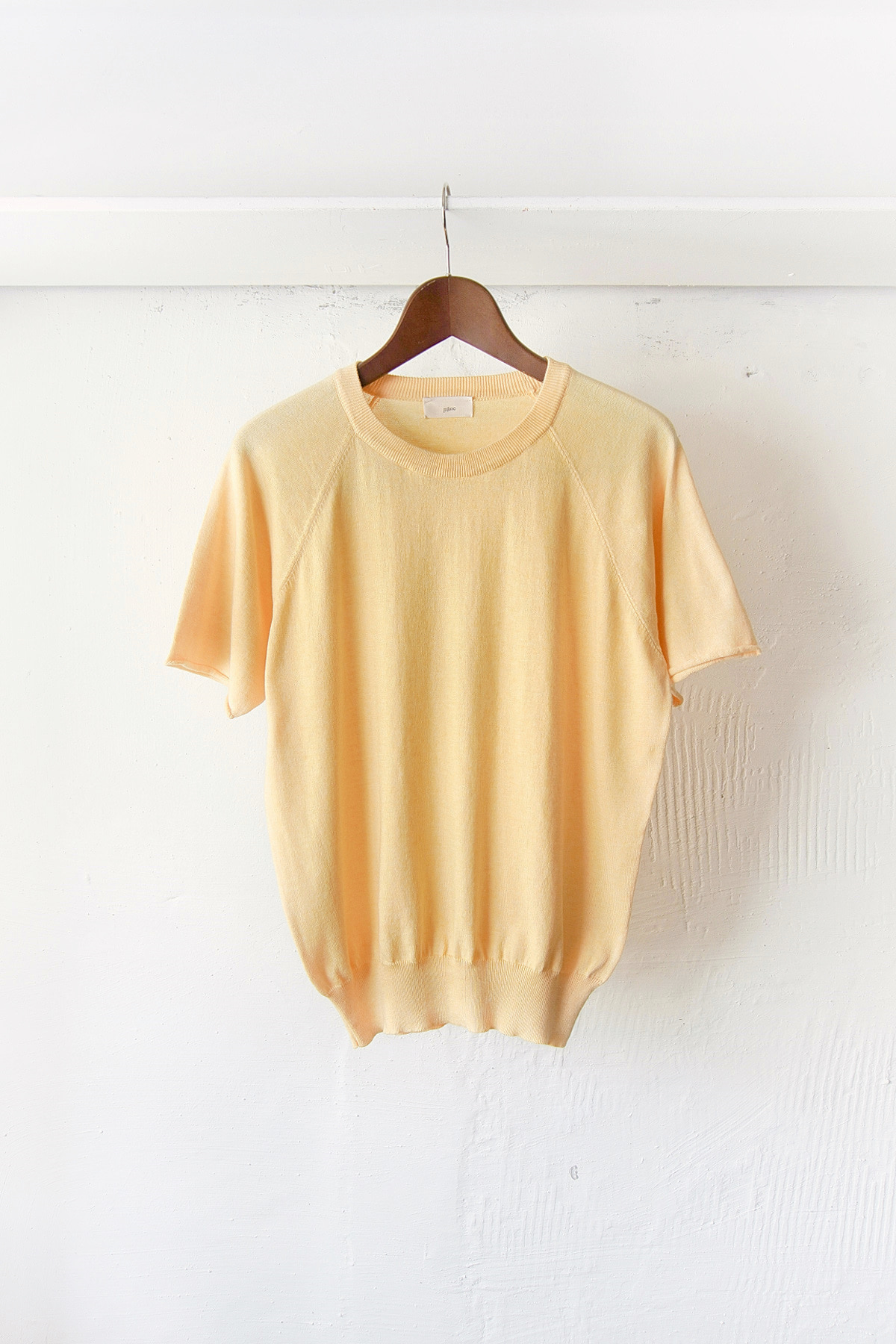 [GAJIROC] Cut-Off Sweater - Yellow