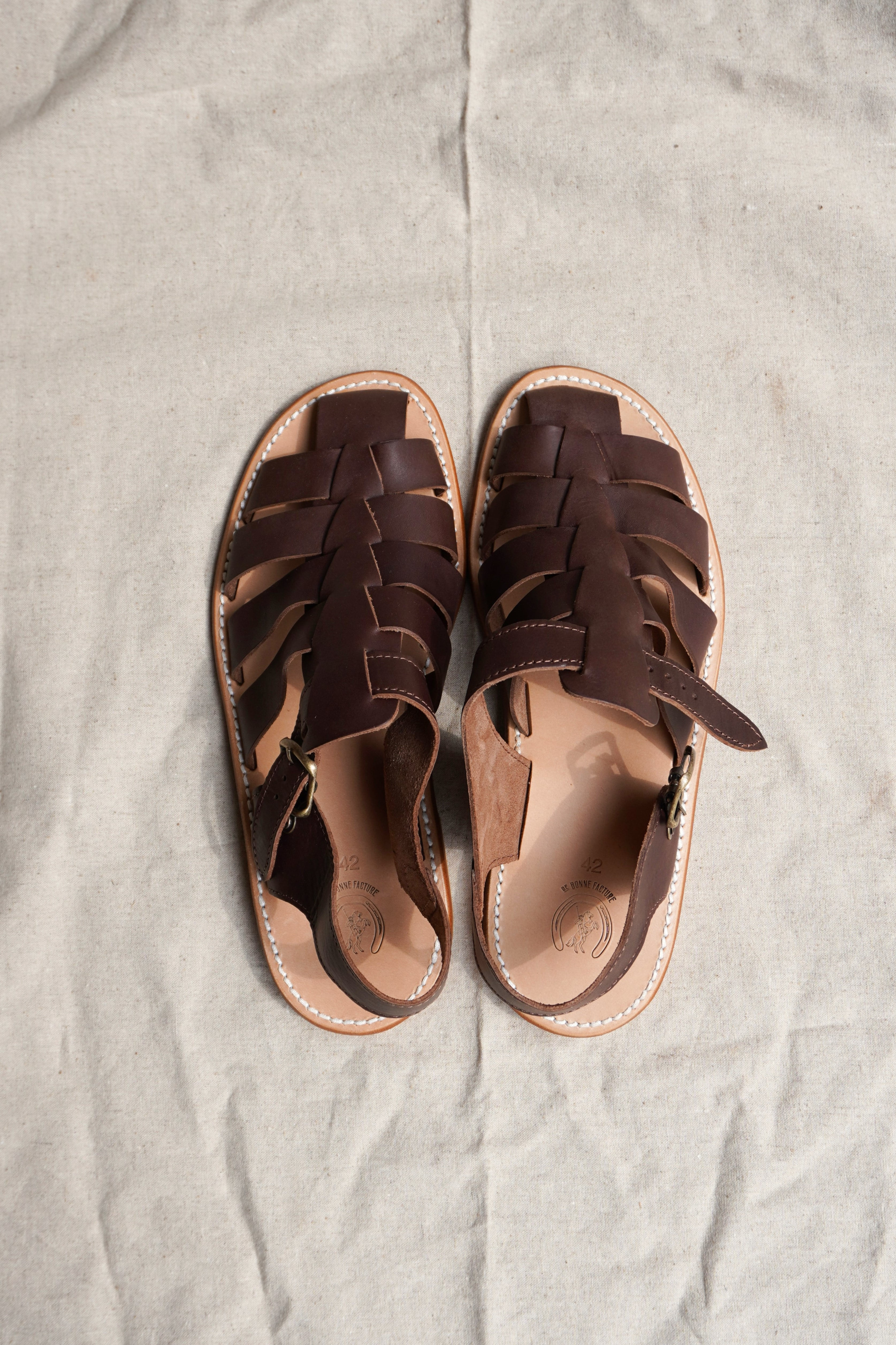 [DE BONNE FACTURE] Sandals - Chocolate