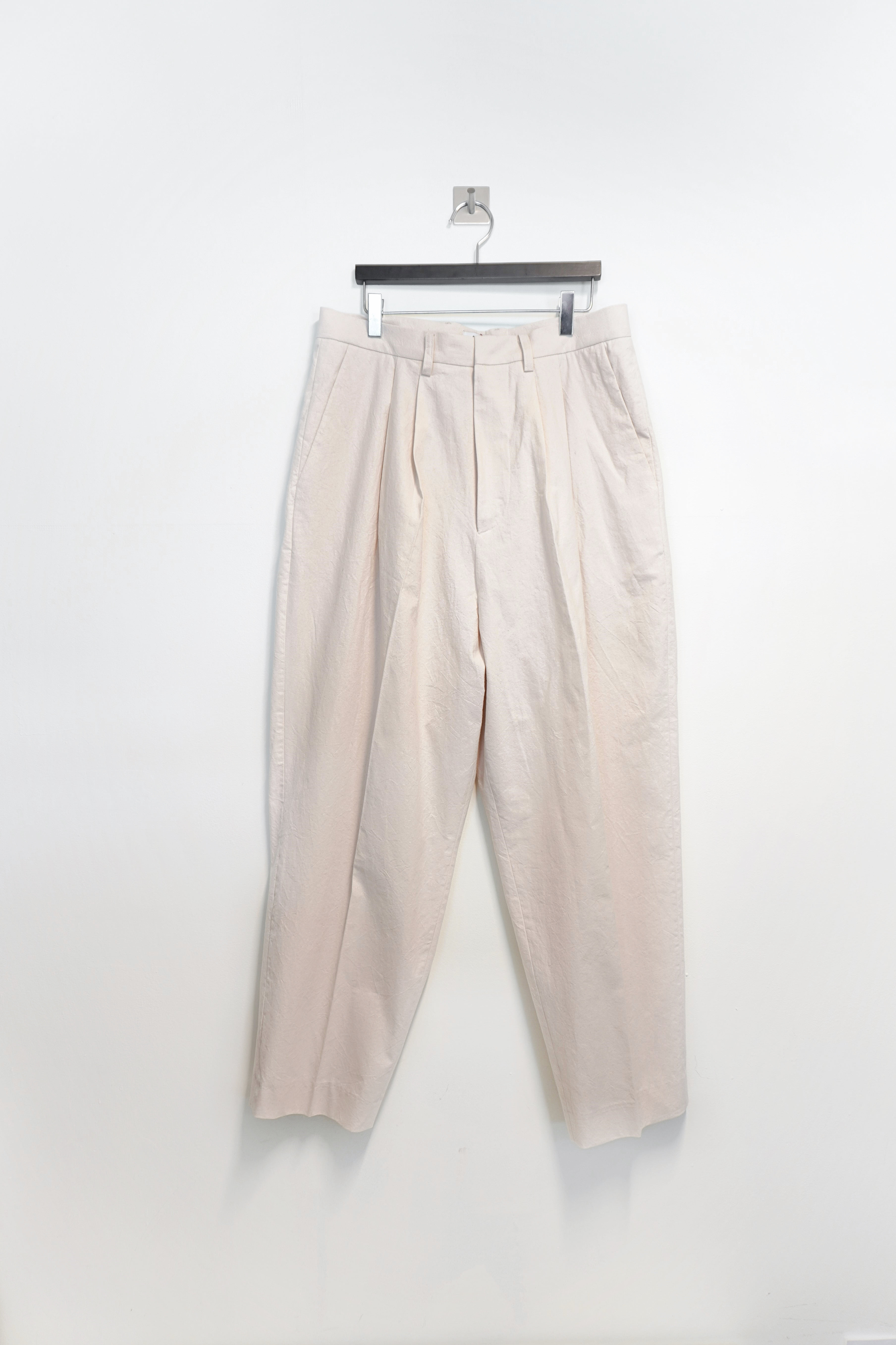 [EEASEE] Crinkle Pants - Ivory