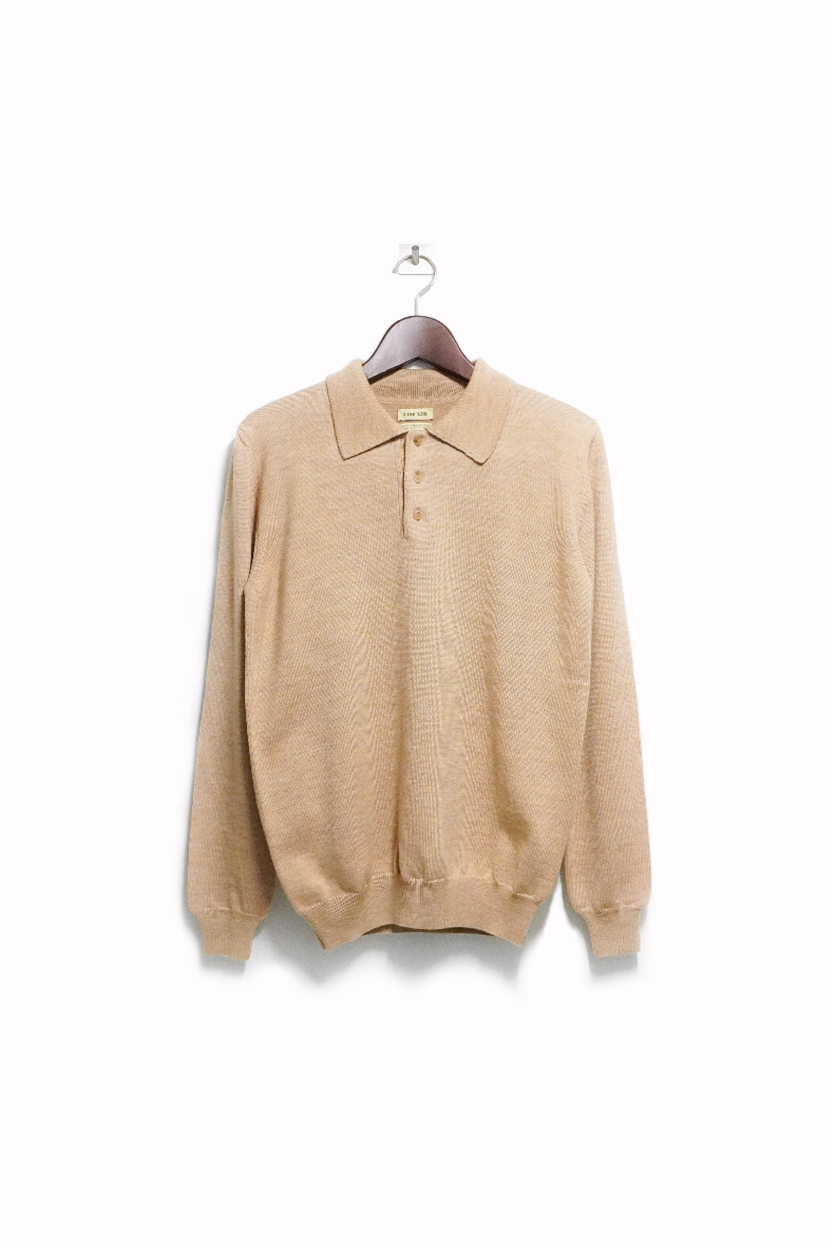 [DE BONNE FACTURE] Knitted Polo – Wheat