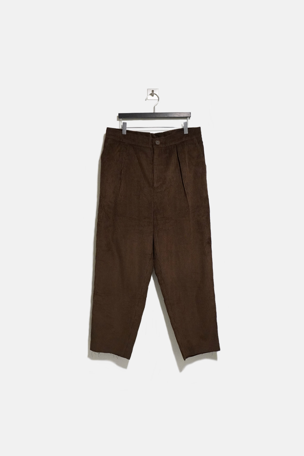 [An Irrational Element] Simple Trouser - Chocolate