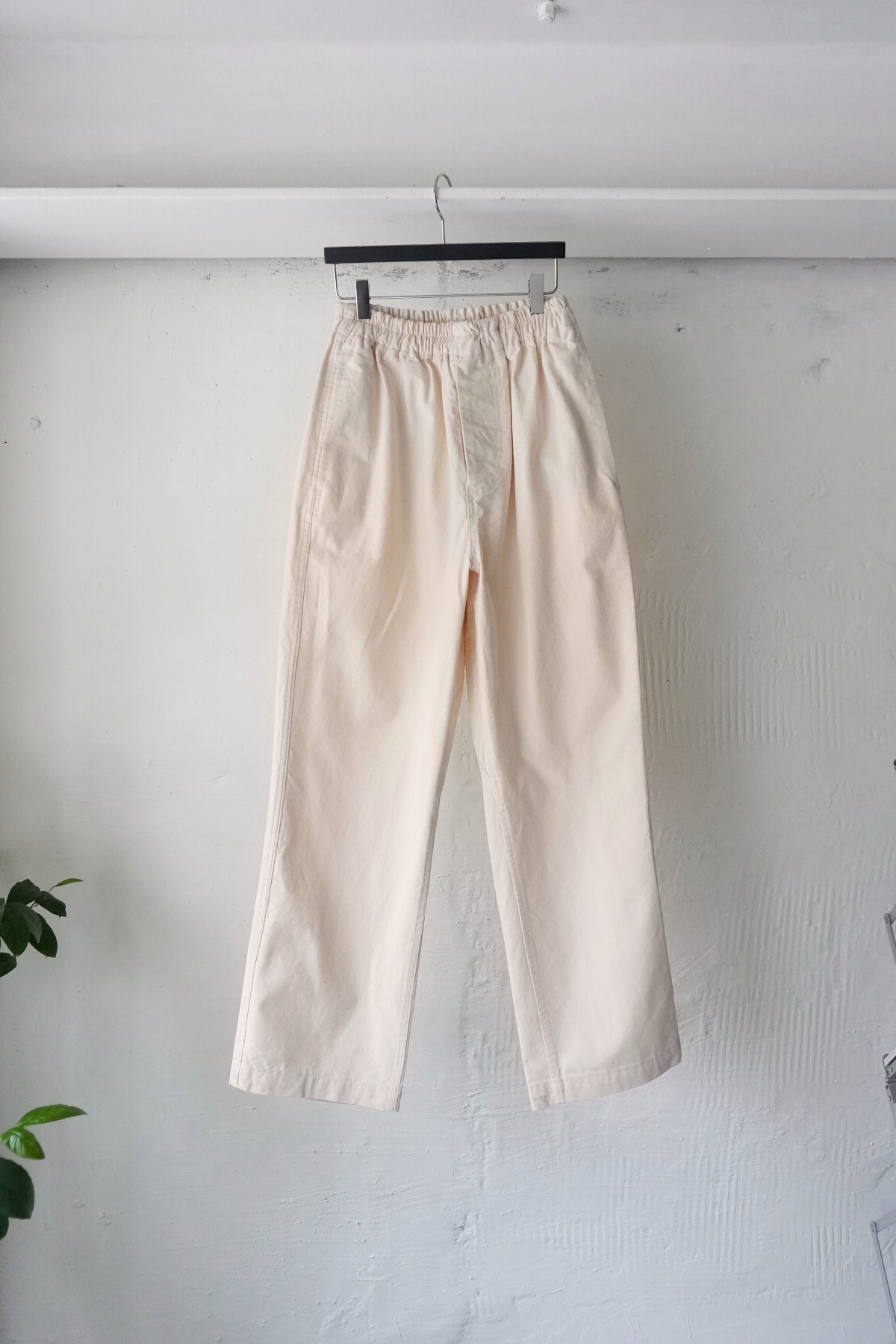 [DOCUMENT]  Light Cotton Pajama Pants - Ecru