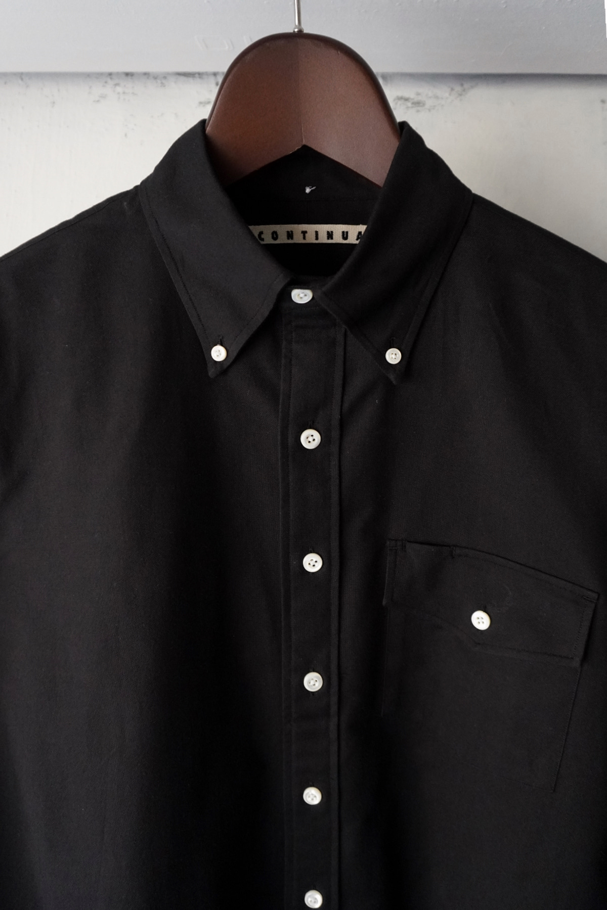 [CONTINUA] Oxford BD Shirt - Black Bean