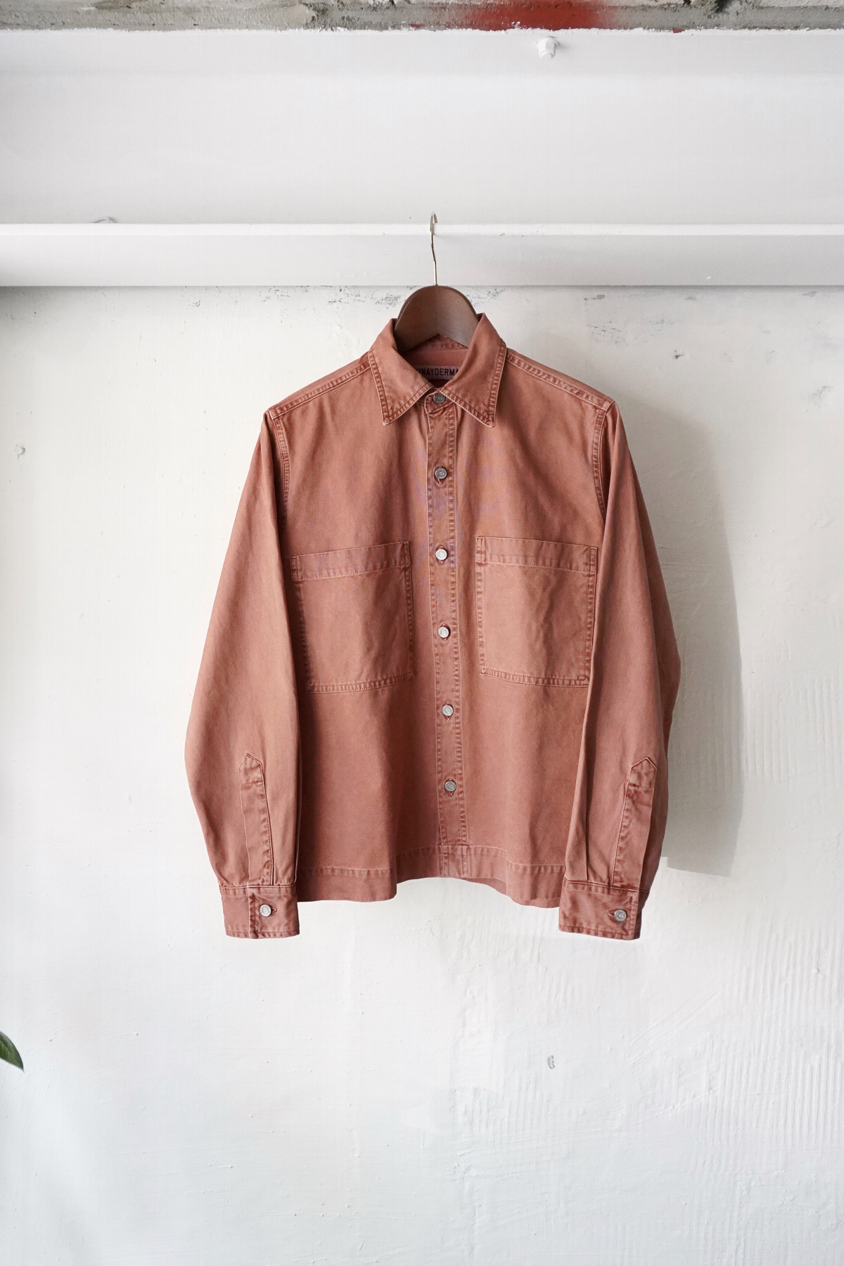 [SCHNAYDERMAN&#039;S] Overshirt Workwear Stone Washed – Rust