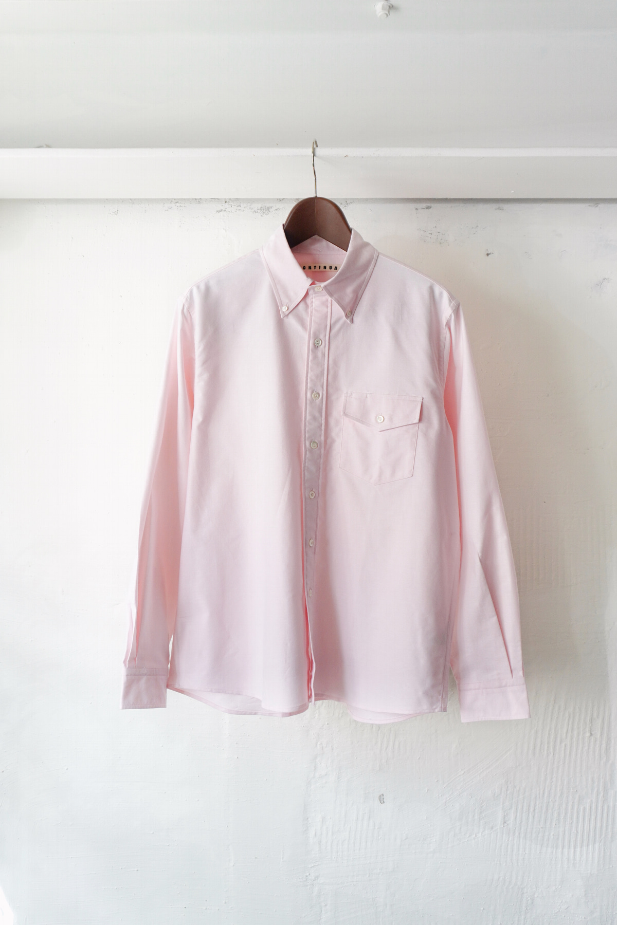 [CONTINUA] Oxford BD Shirt - Pink Salt
