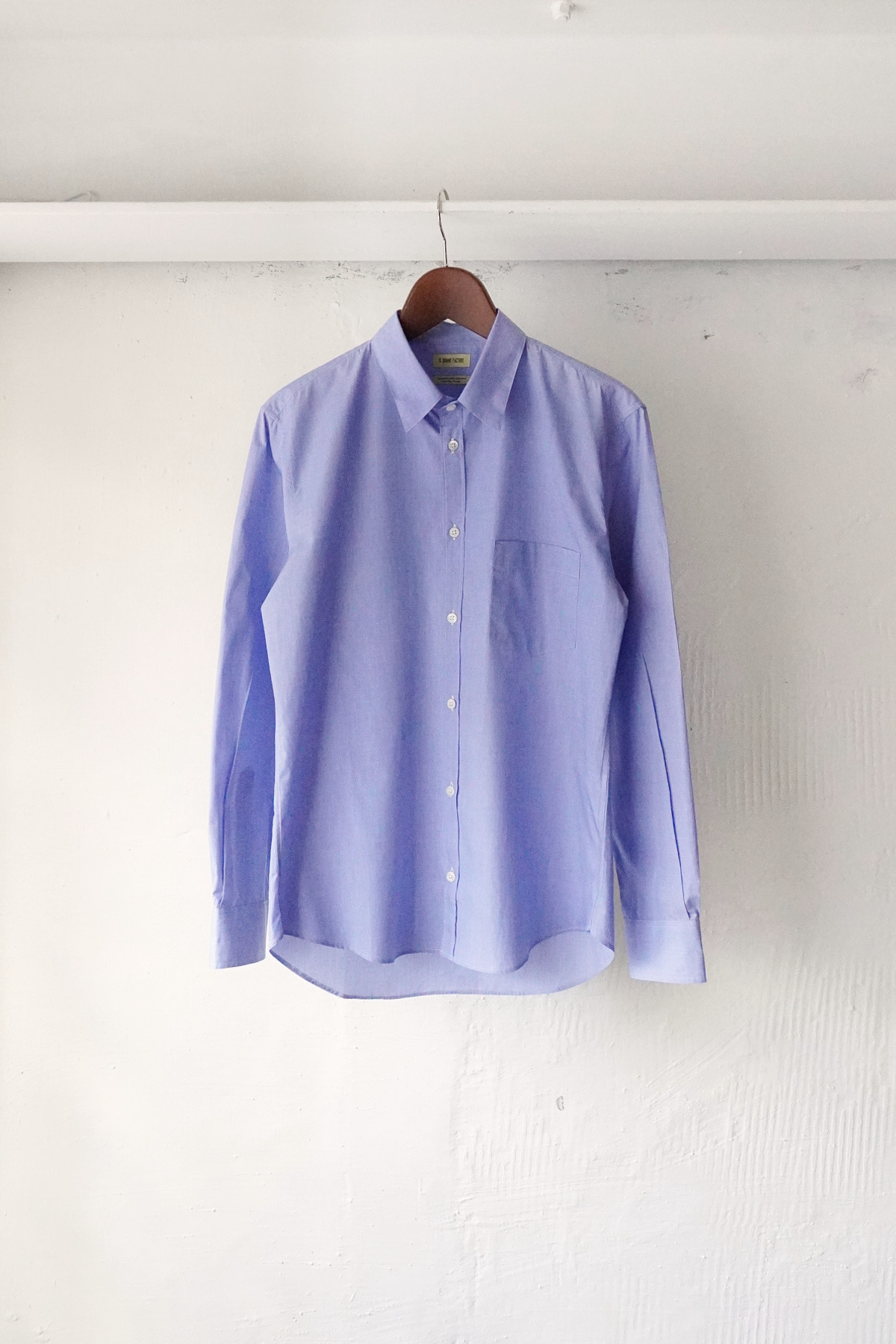 [DE BONNE FACTURE]  Essential Shirt – Sky Blue