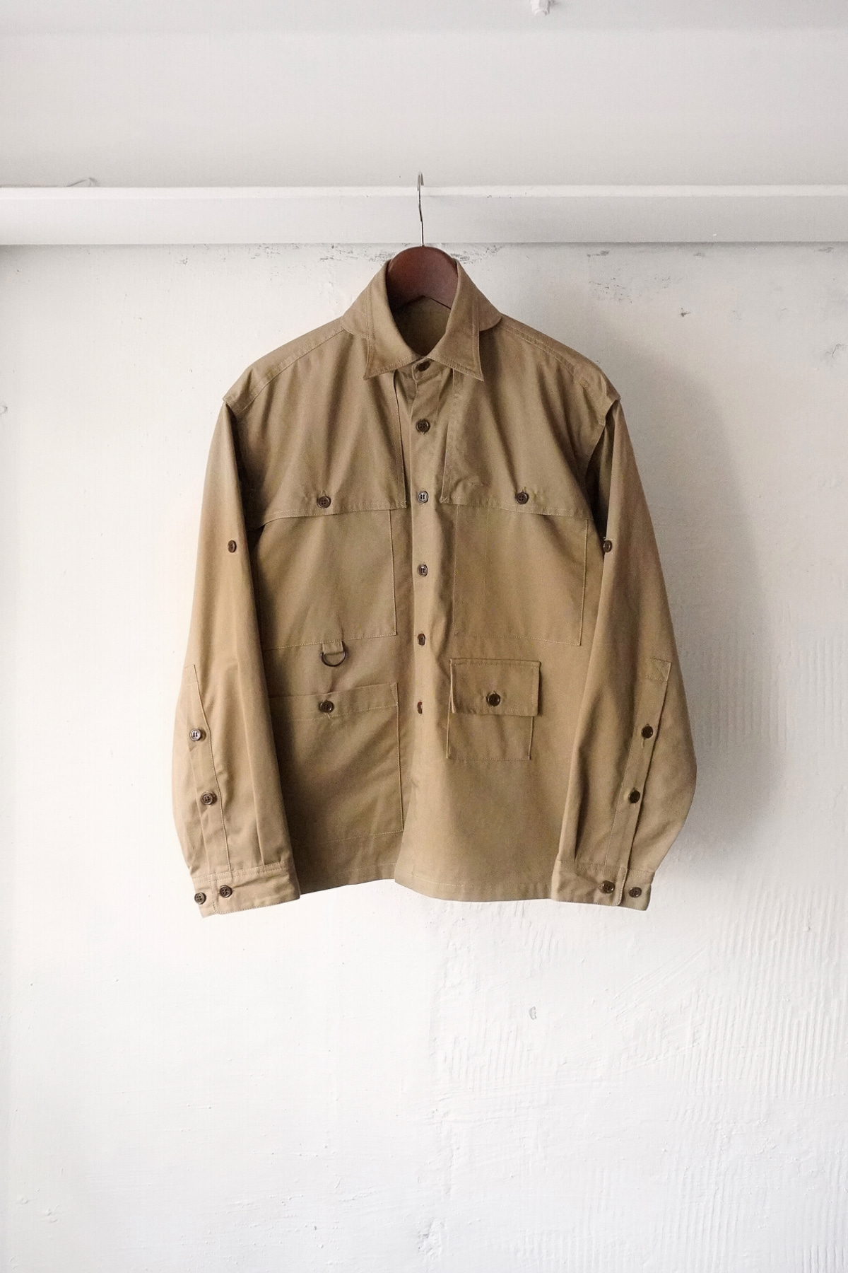 [KENNETH FIELD]  Guide Shirt (Chino) - Khaki